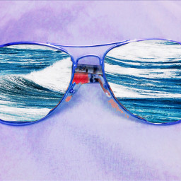 ocean shades aviators sunglasses purple freetoedit