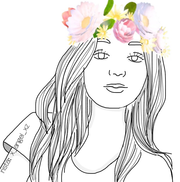 girl snapchat filter flowercrown love cute cool nice... - 620 x 626 jpeg 87kB