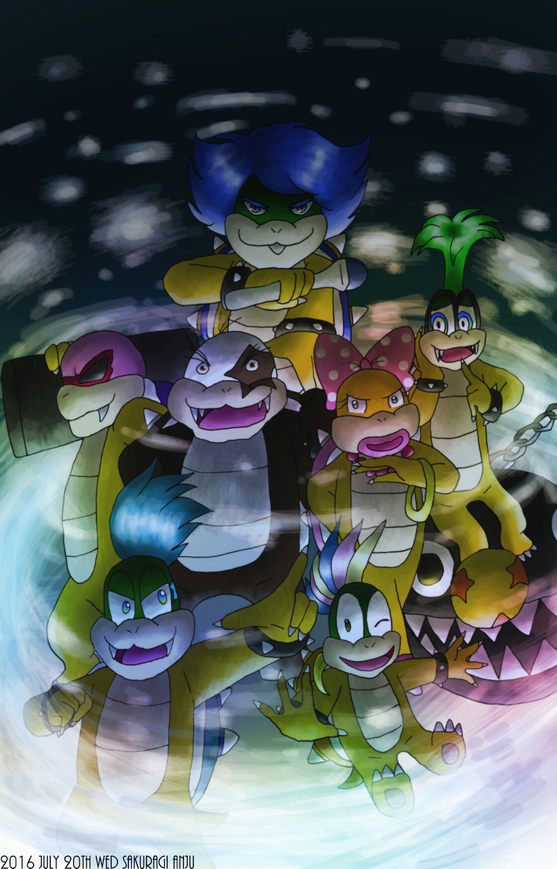 drawing digitalart Koopalings supermario Koopalings fr...